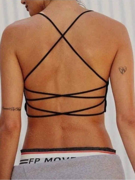 Free People Other - Free People Movement Strappy Shuffle Bralette Blackberry Size XS/S NWOT
